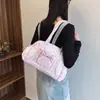 Bolsa de Mão Estilo Ballet com Laço Transfronteiriça para Mulheres, Bolsa de Ombro Fashion de Nicho Ins, Bolsa Pequena Fresca e Doce de Axila
