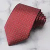 Corbata de Hombre 8cm Formal Nudo Hecho a Mano Sin Nudos Cremallera Camisa de Mujer Negocios Gama Alta Estampada Azul Oscuro Rojo Negro