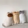 Almofada de Pelúcia Fofa em Formato de Cachorro para Sofá, Almofada Decorativa Criativa para Sala de Estar, Janela de Canto e Tatami