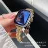 Adecuado para Xiaomi Mi Band 9Pro/8ª Generación Xiaomi Flor de Diamante Correa de Reloj de Metal Color Luz de Estrella Correa de Apple Watch Huawei Nuevo Modelo