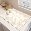 Tapete Drenante para Pia de Cozinha Transfronteiriço Tapete Drenante de Lama Diatomácea para Restaurante Tapete Absorvente para Bancada de Mesa de Jantar Estilo Japonês Jogo Americano Isolante Venda por Atacado