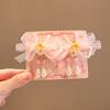 Horquilla antigua para niña, horquilla con lazo de hada, accesorio para el cabello con borlas Hanfu, estilo chino