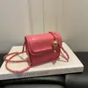 Otoño 2026 Nuevo Estilo Lujo Ligero Nicho Moda Simple Elegante Versátil Hombro Único Cruzado Cadena Mini Bolsa Cuadrada Pequeña Cintura