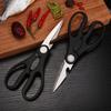 Tijeras de Acero Inoxidable para el Hogar Cocina Barbacoa Tijeras Multifuncionales 9180 Raspador de Escamas de Pescado Tijeras Duraderas para Alimentos