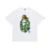 Camiseta BAPE Verão Camuflada Unissex Manga Curta Gola Redonda Estilo Japonês Tendência
