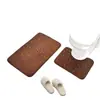Tapete de Chão para Banheiro Transfronteiriço Pequeno Pedra Coral Veludo Tapete de Chão Banheiro Tapete de Vaso Sanitário em Forma de U Amazon Temu Atacado