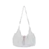 Bolsa Feminina Estilo Casual e Relaxado 2026 Novo Modelo Bolsa de Ombro Único Grande Capacidade Versátil Bolsa Bolinho Bolsa de Lona para o Trabalho