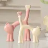 Adornos Cerámicos de Alta Gama, Lindos Gatos de Amor, Gabinetes de Vino para TV, Salas de Estar, Decoraciones para el Hogar de Lujo Ligero Nórdico Al Por Mayor