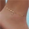 Tobillera simple de verano europea y americana para mujer, tobillera de moda, tobillera creativa para playa, tobillera de joyería transfronteriza al por mayor