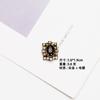Nova Liga Retro Oval Strass Flor Placa Diamante Fivela Artesanal Ornamento de Cabelo Arco DIY Material Acessórios de Jóias