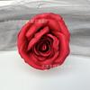 Caja de regalo de pared con cabeza de rosa de simulación, cabeza de rosa falsa, hecha a mano, tela de seda transfronteriza, decoración floral, conjunto de boda