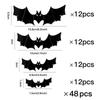 Adesivos de parede de morcego estéreo 3D da Amazon Decoração de atmosfera para festa de Halloween Acessórios adesivos de morcego estéreo atacado