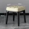 Banco baixo empilhável para sala de estar, banco de mesa de centro, banco de sofá espesso, banco pequeno para crianças, banco quadrado, banco pequeno para uso doméstico