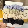 Paquete de 6 Scrunchies de Satén Versátiles Gomas Básicas para el Cabello Bandas para el Cabello Estilo Japonés Accesorios para el Cabello Esponjosos