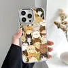 Adecuado para iPhone 17 Pro Max, con un diseño de pantalla completa con un lindo patrón de gato, una funda de teléfono de carcasa blanda y un aspecto premium para el Apple 16, con protección contra caídas para el 15