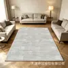 Alfombra Moderna Minimalista Abstracta para Sala de Estar, Área Grande, Cachemir Sintético, Lavable, Lavable a Máquina, Felpudo Antideslizante
