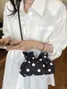 2026 Verano Nuevo Estilo Coreano Bolso de Mujer de Lunares con Cordón Bolso de Hombro para Viajar Bolso de Mano de Alto Valor Nicho