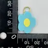 Dibujos Animados Coloridos PVC Plástico de una Cara Plástico Blando Accesorios de Cremallera Colgante para Llavero DIY Bolsa para Bolígrafos con Accesorios para Maleta