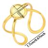 Anillo irregular de moda europea y americana de acero inoxidable 304 para mujer, anillo creativo con personalidad de nicho, anillo de acero de titanio en stock