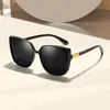 Nuevas Gafas de Sol Cuadradas para Caras Grandes, Gafas de Sol de Moda Europeas y Americanas para Mujer, Gafas Retro de Celebridad de Internet, Gafas de Sol Estilo Mismo de Tiktok