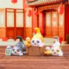 Nova Caixa Surpresa Fumiao Lucky Society Enfeites de Mesa Fofos e Criativos Miniaturas de Gatinhos Presentes de Feriado Venda por Atacado