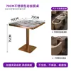 Mesas y Sillas para Restaurante Temático de Comercio Exterior, Combinando Asientos tipo Cabina de Restaurante Occidental y Casa de Té, Sofás y Juegos de Mesa y Sillas para Cafetería para Uso Comercial