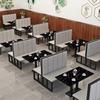 Ferro Leve Luxo Loja de Chá com Leite Casual Restaurante Café Bar de Livros Restaurante Ocidental Restaurante Temático Assento de Cartão Sofá Mesa e Cadeira