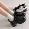 Populares versátiles otoño retro francés zapatos de cuero gruesos para mujer, 2026 nuevos zapatos Mary Jane de verano para combinar con faldas