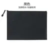 Bolsa de archivo con logo personalizado imprimible A4 patrón de fútbol cremallera lona impermeable bolsa de información monedero