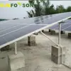Suportes de Montagem no Solo para Painéis Solares, Fornecimento Direto de Fabricantes de Componentes Fotovoltaicos, Suportes Fotovoltaicos de Solo com Pedestal de Cimento