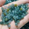 Grado A Natural Jadeíta Azul Agua Vieja Cuentas Tambor Cuentas Platillo Volador Cuentas Sueltas DIY Cuentas de Jade Pulsera de Cuerda Jadeíta Cuentas Sueltas Grado A