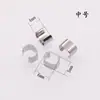 Materiales Hechos a Mano DIY Hebilla de Acero Inoxidable Acero de Titanio Anillo C Anillo a Presión Clip Pinza Accesorios para Joyería