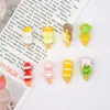 Accesorios Lindos y Adorables de Resina de Espino Confitado Mini Decoraciones Creativas Hechas a Mano con Pegamento de Crema Imán para Refrigerador Materiales