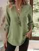 Camisa de botones con cuello en V y bolsillo de nuevo estilo para otoño e invierno 2026, transfronteriza europea y americana, para sitios independientes, AliExpress y Amazon