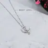 Prata de lei s925 design estilo conto de fadas Gato da Lua colar corrente curta elegante clavícula joia para estudante feminina artística