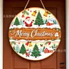 Amazon Placa de Porta de Madeira de Natal Decoração Festa Feriado Placa de Parede Artesanato Decorativo