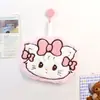 Nueva Toalla de Mano de Felpa de Coral con Diseño de Oso Lindo, Tipo Colgante, Absorbente, No Suelta Pelusa, Toalla Suave para Cocina y Baño, Al por Mayor