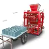 Máquina para bloques huecos tipo 4-26 máquina semiautomática para fabricar ladrillos de cemento sin cocción línea de producción de ladrillos para pavimentar ladrillos permeables ladrillos para césped