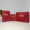 Bolso de mano, Bolsa de cartón blanco, Bolsa de regalo, Bolso pequeño, Bolsa para joyería, Bolsita de regalo, Regalo navideño, Papel kraft, Proceso de estampado en oro, UV