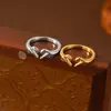 Europa y Estados Unidos transfronterizo anillo de amor para personas mayores galvanizado tridimensional en vivo simple Joker aleación anillo de pareja venta al por mayor