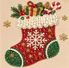 Kit DIY Pintura de Diamante Fantasma de Halloween 5D Pintura de Diamante Papai Noel de Natal Decoração de Casa Feita à Mão