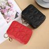 Bolsa de mano para mujer de comercio exterior transfronterizo, sobre rojo para boca, 2024, nueva, urbana, simple, mini, portátil, bolsa de cosméticos con espejo