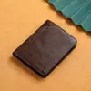 Fabricante en stock al por mayor billetera japonesa para hombre 2023 nueva cuero corta porta-tarjetas integrado para licencia de conducir cuero para hombre