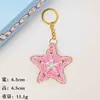 Série Vida Marinha com Contas Artesanais Água-viva e Estrela-do-mar para Decoração de Bolsa, Pingentes para Capa de Celular, Em Estoque Atacado