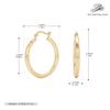 Aretes de círculo de borla francesa de tubo hueco retorcido de plata esterlina 925 transfronterizos, ins de personalidad exagerada, joyería de oreja de lujo ligero