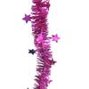 Guirlanda de Festão de Natal Decorações Penduradas Decoração de Festa de Fim de Ano Adereços de Parede de Fundo Enfeites Pendurados de Streamer de Estrela de Cinco Pontas de Natal