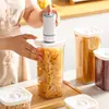 Latas Selladas para Mascotas para Granos de Café, Azúcar, Granos, Fideos, Almacenamiento de Productos Secos, Contenedores de Almacenamiento de Grado Alimenticio
