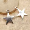 35x 29mm 6.8g multicolor Accesorios vintage europeos y americanos colgante de sol, luna y estrellas estrella de cinco puntas