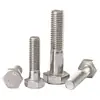 Fabricante de Origen Tiene en Stock Tornillos de Acero Inoxidable 304 de Cabeza Hexagonal Exterior con Rosca Parcial M6-M24 Din931 Norma Alemana