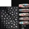 Belleza Completa Transfronteriza Nuevas Pegatinas para Uñas Mini Estrella Dulce Láser Estrella de Cinco Puntas Pegatinas para Uñas